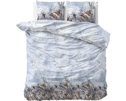 Dreamhouse Flanel Janine - Dekbedovertrekset - Tweepersoons - 200x200/220 + 2 kussenslopen 60x70 - Grijs