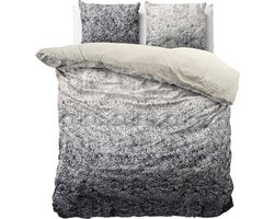 Dreamhouse Fluweel Emma Dekbedovertrek - 240x200/220 + 2 kussenslopen 60x70 - Antraciet - Tweepersoons