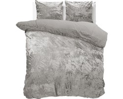 Dreamhouse Metallic Dekbedovertrek - 240x200/220 + 2 kussenslopen 60x70 - Zilver - Eenpersoons