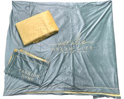 Dreamlife Spreien set - Luxe bedsprei set - Bedsprei - Laken set - Deken set - Deken/sprei 220 x 240 - Laken 245 x 270 - Kussensloop 48 x 74 CM