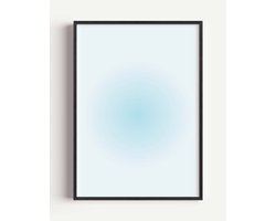Dreamy Blue Vibes Poster – 40x60 cm – Let op zonder lijst – Sfeervolle Wanddecoratie voor Woonkamer & Slaapkamer – Muurdecoratie Woonkamer – Slaapkamer Decoratie – Kamer Accessoires