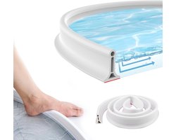 Drempel van 2 meter voor de douche, waterdichte rubberen afdichting, schimmelbestendig en overflowbescherming voor badkamergebruik