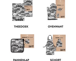Drenthe keukentextiel voordeelpakket - Souvenirs Nederland