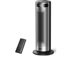 DREO Solaris SH628 Elektrische ventilatorkachel - 5°C tot 35°C - Ecostand - Ventilator optie - Vrijstaand - Zwart