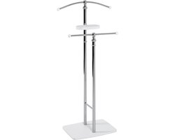 Dressboy – Hoogglans MDF – Met klerenhanger, broekhouder en sieradenbakje – 46 cm breed, 35 cm diep, 181 cm hoog