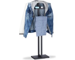 dressboy - met broekhanger - staal - 112 x 52,5 x 20 cm - slaapkamer