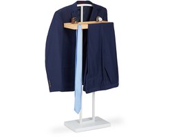 dressboy met plankje - 102 x 46 x 24 cm - mdf - metaal - vrijstaand - slaapkamer