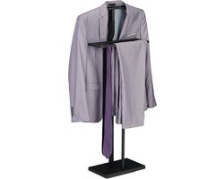 dressboy modern - mdf - staal - tot 8 kg - slaapkamer - zwart