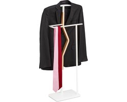 dressboy staal -107 x 48 x 20 cm - modern - slaapkamer - wit