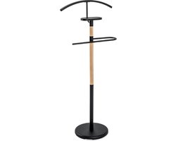 Dressboy – Staal en massief beukenhout – Met verzwaarde voet – 47 cm breed, 29 cm diep, 112 cm hoog