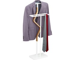 dressboy staal - tot 8 kg - 107 x 48 x 20 cm - modern - slaapkamer - wit