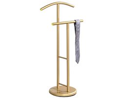 Dressboy voor dames - Kledingrek met broekhanger in goudkleurige afwerking