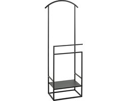 Dressboy | Zwart | Staal |Plank | 46x128x26cm
