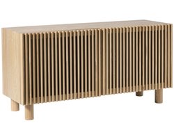 DRESSOIR 2 DEUREN - HOUT KLEUR - 50x98.5x33 cm