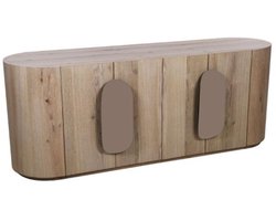 Dressoir Allure eiken 180x50x70 cm - White wash