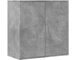 Dressoir Betonlook Kast - Opbergkast Woonkamer - Commode met Veel Opbergruimte