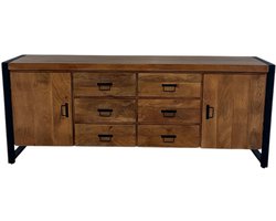 Dressoir Boaz 200 cm - bruin