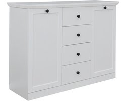 Dressoir Brandson Baxter | 119 x 41 x 88 cm | Wit
