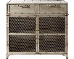 Dressoir Grijs - Opbergkast Metaal