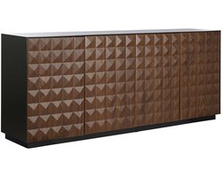 Dressoir Home ESPRIT Bruin Zwart Hout MDF 188,4 X 42,1 X 80,6 cm