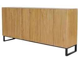 Dressoir Home ESPRIT Metaal Teakboom 180 x 40 x 85 cm