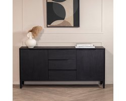 Dressoir Jiro Zwart 150cm - Giga Meubel