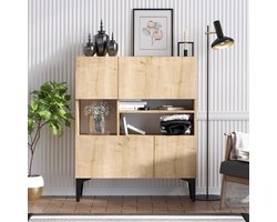 Dressoir Krista Melamine Saffier Eiken