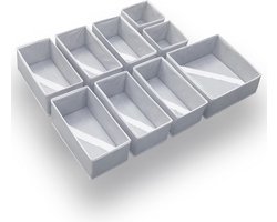 Dressoir lade-organizers voor kleding - 9-delige set opvouwbare stoffen opbergbakken