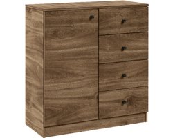 Dressoir Ladekast Wilma III Kasten Houten meubels Woonkamer Woonkamerkast Kleur: Brandy Castello