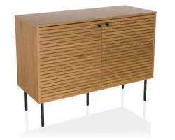 Dressoir LINNO S 100x40x74 cm 2 deuren eiken hjh LIVING