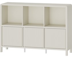 Dressoir Lukkodso 110x30x77 cm beige [en.casa]