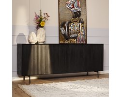 Dressoir Madison 210 cm - zwart