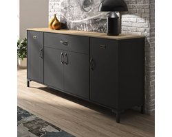 Dressoir Manchester | 180 x 40 x 82 cm | Helvezia Oak-design