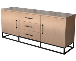 Dressoir melamine lichtbruin 180cm Hazel kunststof kast