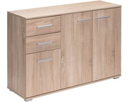 Dressoir met 3 Deuren en 2 Laden - Stijlvol en Functioneel 107x75x35 cm