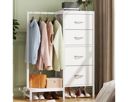 Dressoir met ophangrek en 4 lades voor slaapkamer