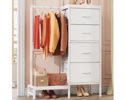 Dressoir met ophangrek en 4 lades voor slaapkamer