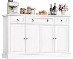 Dressoir met Werkblad en Opbergruimte voor Keuken en Woonkamer - Multifunctioneel en Stijlvol