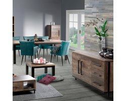 Dressoir Middelburg - MDF - Bruin - 188x77x48 cm (BxHxD)