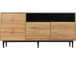 Dressoir Moderne houten bijzetkast opbergkast Stijlvolle kast 160x35x76cm