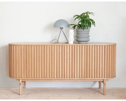 Dressoir Naturel Eikenhout - 45x160x73cm - Dressoir Carno Naturel - Giga Living