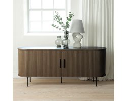 Dressoir Nola Smoked Eiken 180cm - Giga Living
