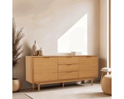 Dressoir Nyborg Naturel Oil 180cm - Giga Meubel