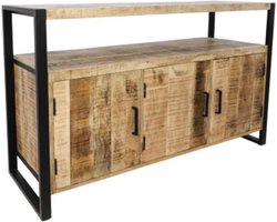 Dressoir - Sideboard - Industrieel - Kast - Kasten - Halmeubel - Mangohout - 130 cm breed