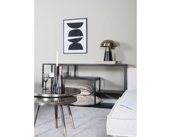 Dressoir Zwart 158 CM - Mangohout & Metaal