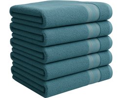 DRESTA Handdoeken Set JESKE van 6 stuks 70x140 cm Blauw
