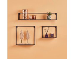 Drie wandplank-Verdrievoudigen wandplank drie wandplank