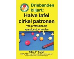 Driebanden biljart - Halve tafel cirkel patronen