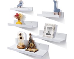 Driehoekig wandrek turquoise - scandinavische stijl. grote zwevende plank. opslag en organizer voor woondecoratie.