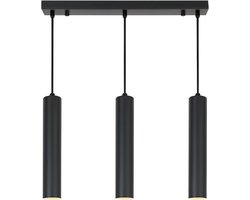 Driehoekige Hanglamp Zwart Lineair Minimalistisch Aluminium Spots voor Keuken en Eettafel